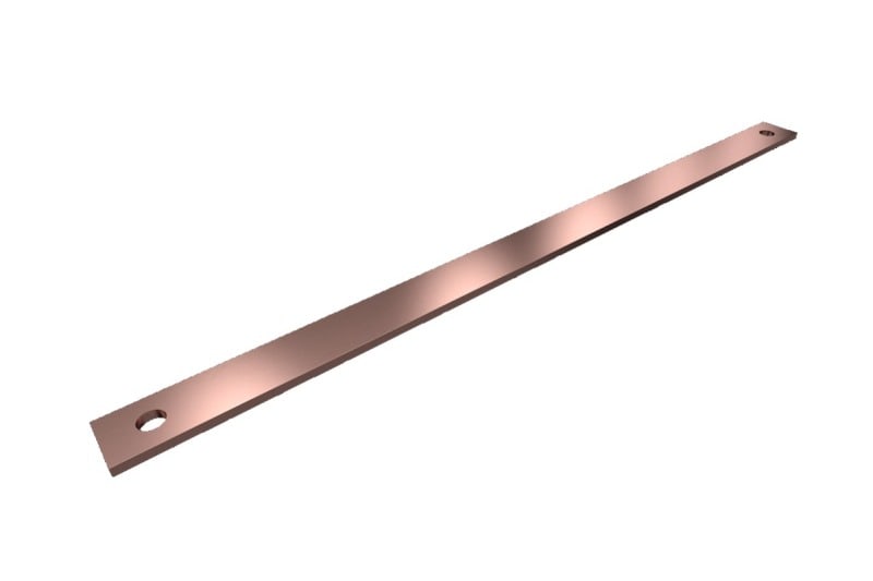 RITTAL - SV PE/PEN-Sammelschiene E-Cu, BH:30x5mm, L:700mm, PAK=2 ST