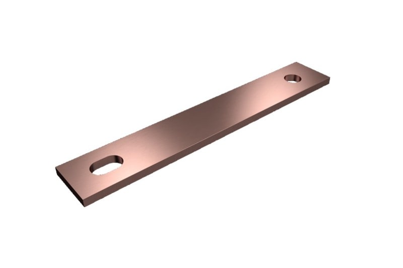 RITTAL - SV PE/PEN-Anreihlasche E-Cu, BH:30x5mm, L:180mm, PAK=2 ST