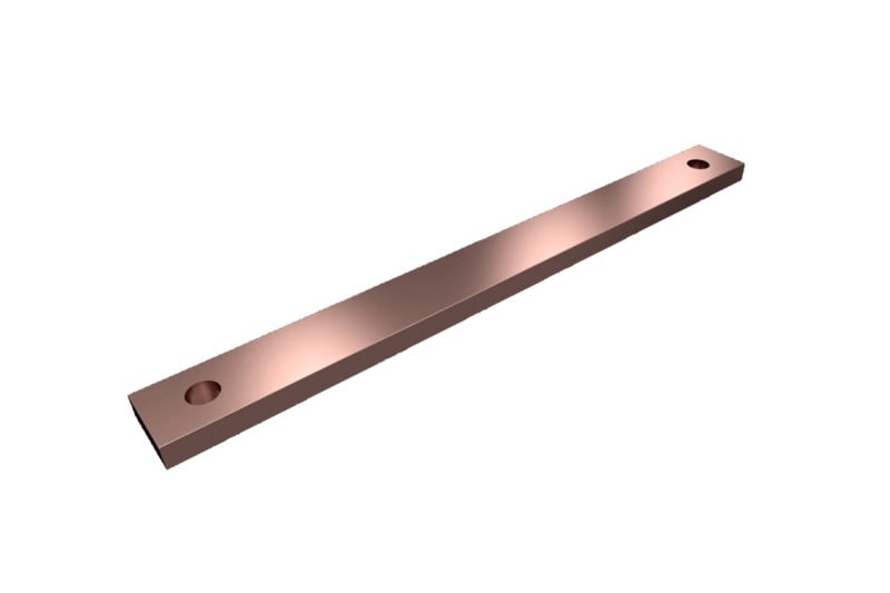 RITTAL - SV PE/PEN-Sammelschiene E-Cu, BH:30x10mm, L:300mm, PAK=2 ST