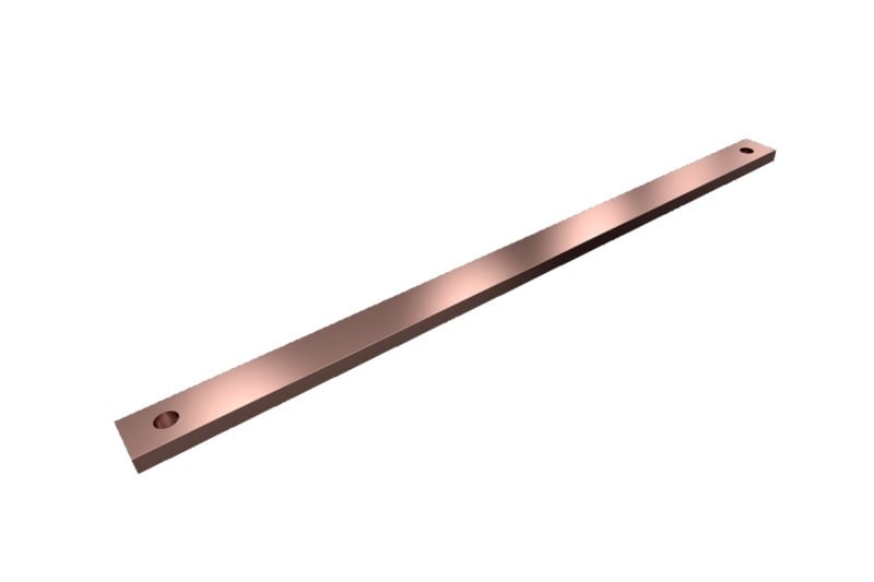 RITTAL - SV PE/PEN-Sammelschiene E-Cu, BH:30x10mm, L:500mm, PAK=2 ST