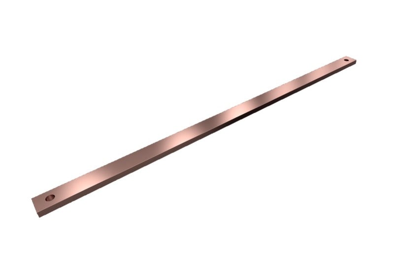RITTAL - SV PE/PEN-Sammelschiene E-Cu, BH:30x10mm, L:700mm, PAK=2 ST