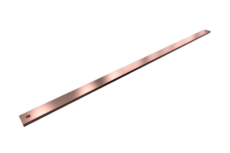 RITTAL - SV PE/PEN-Sammelschiene E-Cu, BH:40x10mm, L:1100mm, PAK=2 ST