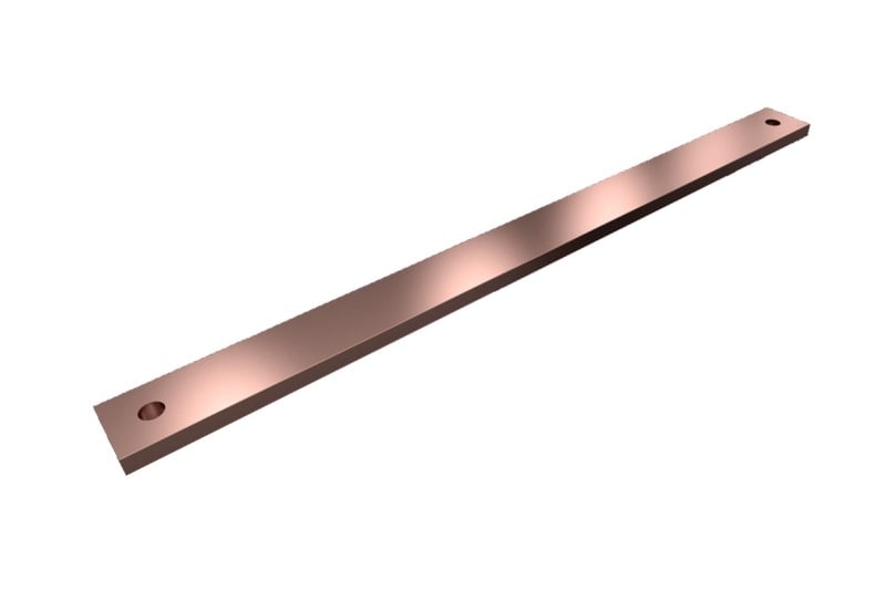 RITTAL - SV PE/PEN-Sammelschiene E-Cu, BH:40x10mm, L:500mm, PAK=2 ST