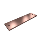 RITTAL - SV PE/PEN-Sammelschiene E-Cu, BH:80x10mm, L:300mm, PAK=2 ST