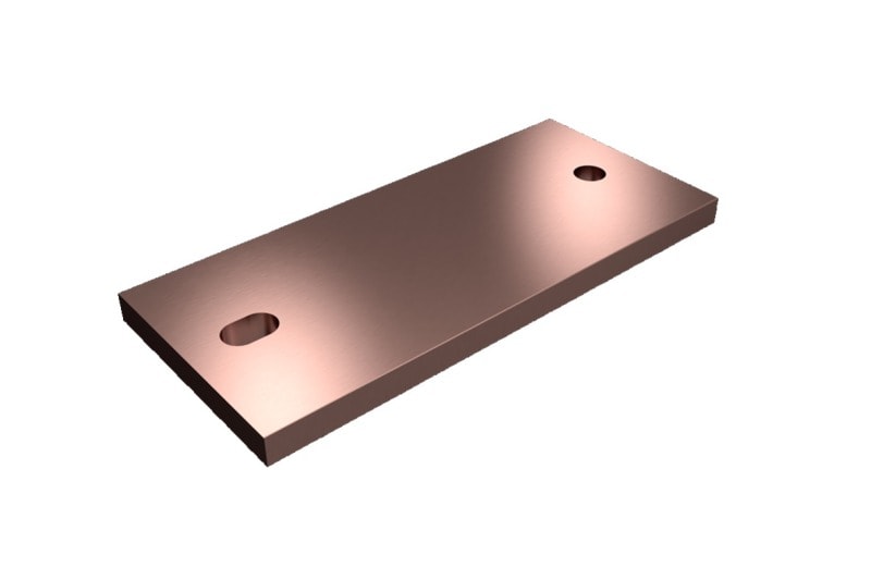 RITTAL - SV PE/PEN-Anreihlasche E-Cu, BH:80x10mm, L:180mm, PAK=2 ST