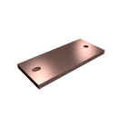 RITTAL - SV PE/PEN-Anreihlasche E-Cu, BH:80x10mm, L:180mm, PAK=2 ST