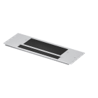 RITTAL - VX IT Bodenblechmodul, belüftet, BxT 600x237,5 mm, Stahlblech