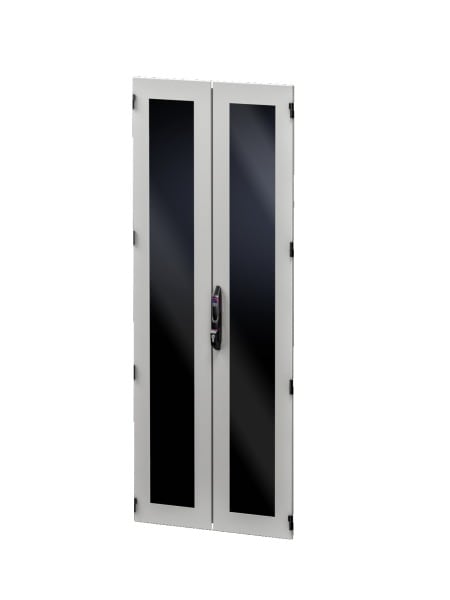 RITTAL - Stahlblech-Sichttür, vertikal geteilt für VX IT, 800x2200 mm, RAL 7035