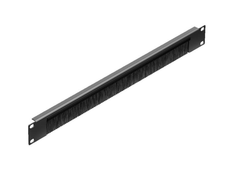 RITTAL - Kabeldurchführungs-Panel mit Bürstenleiste 482,6 mm (19''), 1 HE, RAL 9005