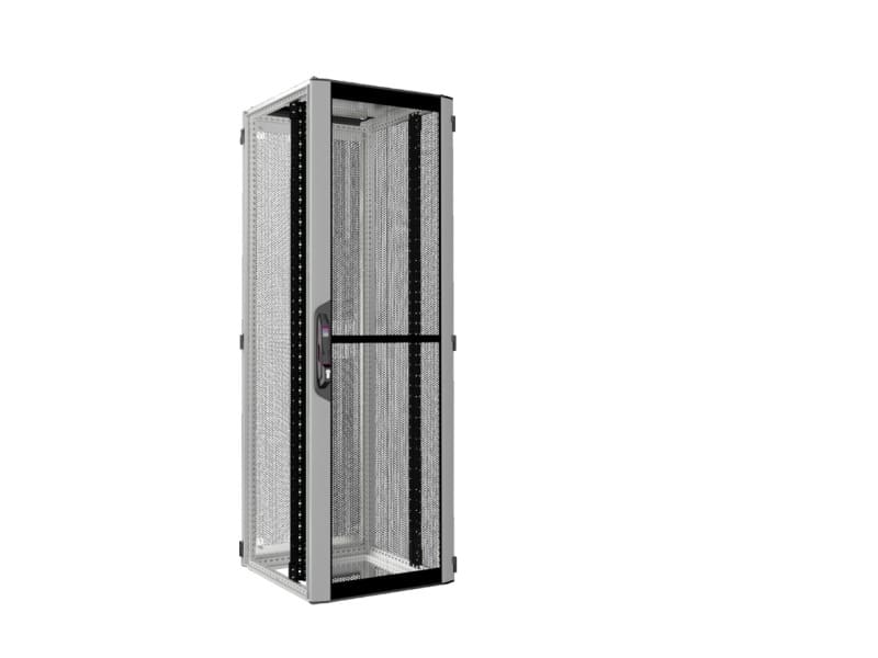 RITTAL - VX IT, belüftet, 19''-Profilschienen standard, RAL7035, BHT 800x2200x800mm, 47HE