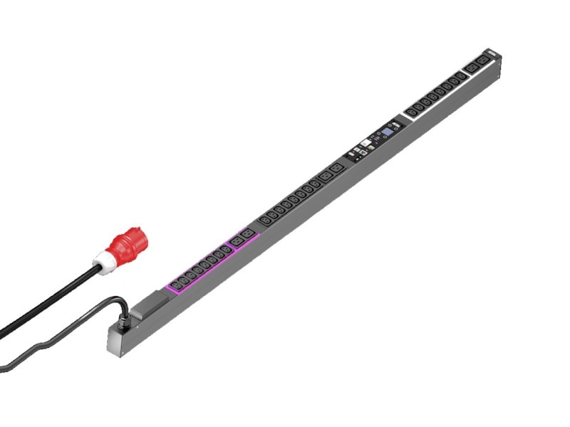 RITTAL - PDU metered, 16A/400V, 3~, 24 x C13 + 6 x C19