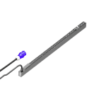 RITTAL - PDU switched, 16A/230V, 1~, 24 x C13 + 4 x C19