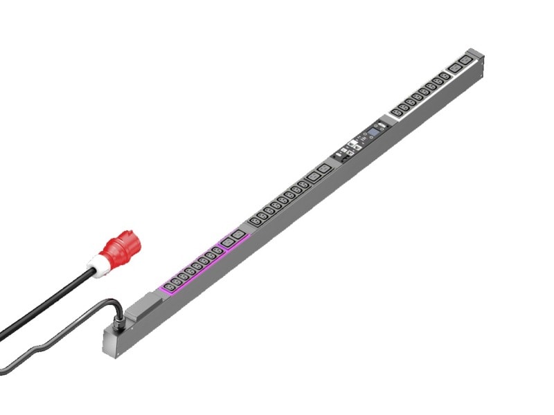 RITTAL - PDU switched, 16A/400V, 3~, 24 x C13 + 6 x C19