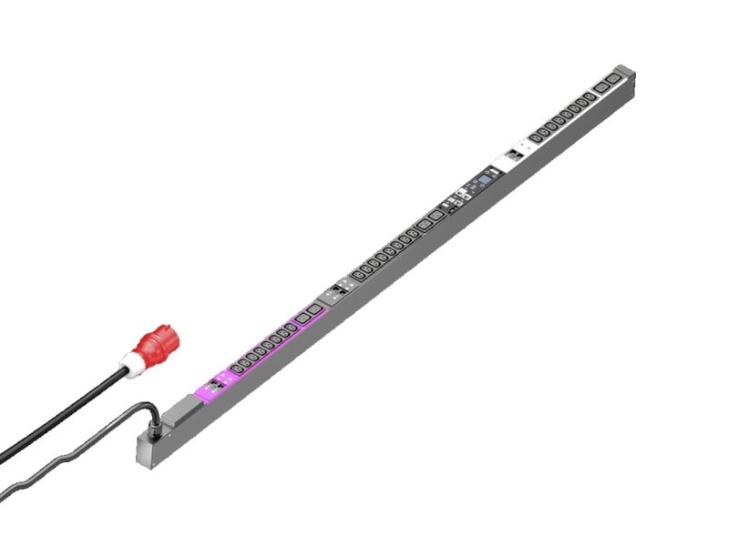 RITTAL - PDU managed, 32A/400V, 3~, 24 x C13 + 6 x C19