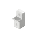 RITTAL - AX Kunststoff Wandbefestigungshalter, für AX Kunststoff, RAL 7035, PAK=4 ST