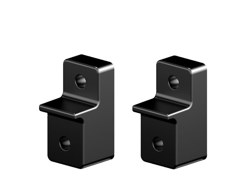 RITTAL - AX Wandbefestigungshalter für AX Kunststoff, RAL 9011, PAK=4 ST
