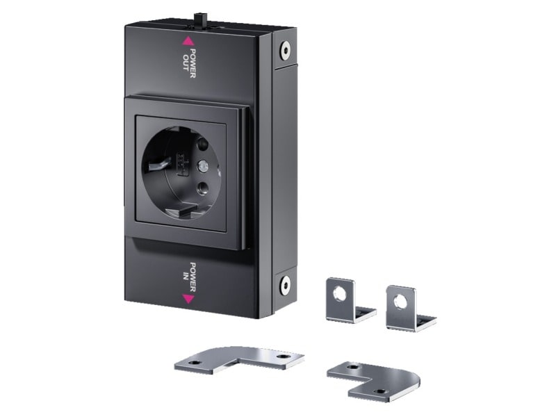 RITTAL - SZ Steckdosenbox für Systemleuchte LED, DE Schuko (Typ F, CEE 7/3)