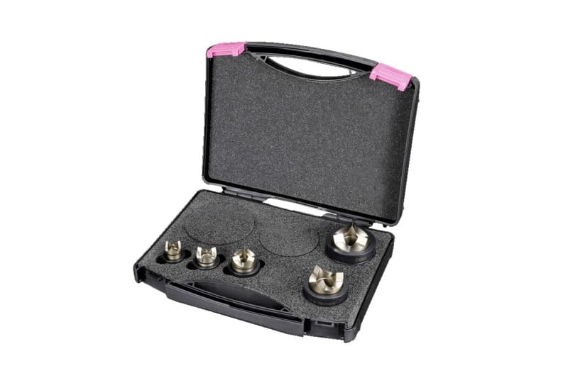 RITTAL - Spalt-Blechlocher-Set metrisch, für Edelstahl, 5-teilig, M16/20/25/32/40