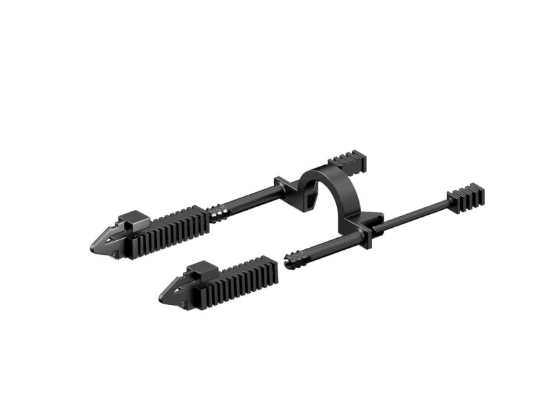 RITTAL - Steckerverriegelung für C14 und C20 Stecker, RAL 9005, PAK=20 ST