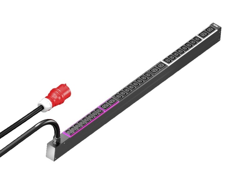 RITTAL - PDU Basic, Basis-Stromverteilung, 16A/3P CEE 24xC13 + 6xC19