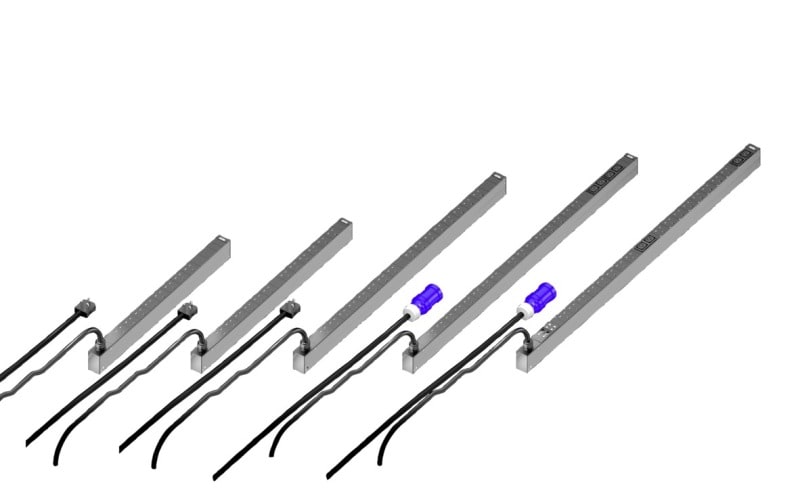 RITTAL - PDU basic UK 16A/230V, 1~, 16x BS1363, IEC 60 320: 4 x C19