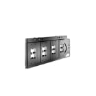 RITTAL - SV Sammelschienenhalter (Anreihung) 4-polig, 80mm, für E-Cu 30x10mm, PAK=2 ST