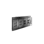 RITTAL - SV Sammelschienenhalter 4-polig, 80mm, für E-Cu 30x10mm, PAK=2 ST