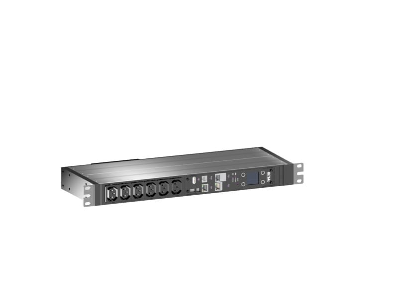 RITTAL - PDU metered, 16A/230V, 1~, 16A, 6xC13 (19'')