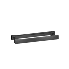 RITTAL - VX Sockel-Eckstück mit Blende, H:100mm, für B:1100mm, PAK=2 ST