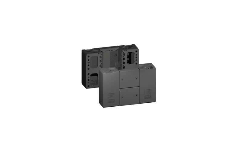 RITTAL - VX Sockel-Eckstück mit Blende, H:200mm, für B:300mm, PAK=2 ST