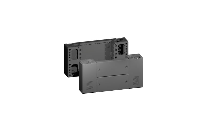 RITTAL - VX Sockel-Eckstück mit Blende, H:200mm, für B:400mm, PAK=2 ST