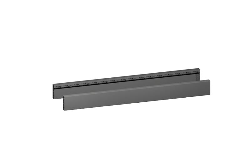 RITTAL - VX Sockel-Blenden, seitlich, H:100mm, für T:1200mm, PAK=2 ST
