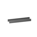RITTAL - VX Sockel-Blenden, seitlich, H:100mm, für T:1200mm, PAK=2 ST