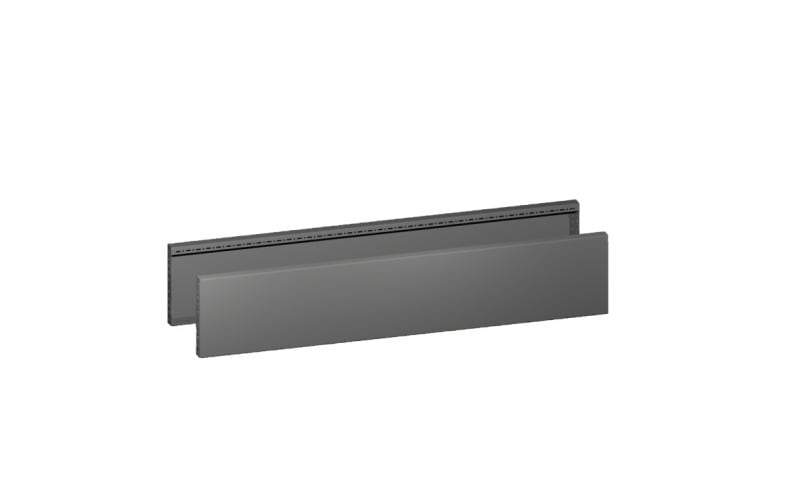 RITTAL - VX Sockel-Blenden, seitlich, H:200mm, für T:1200mm, PAK=2 ST