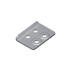 RITTAL - VX Sockel-Adapter, für Doppel-Lenkrolle, Stahlblech, PAK=4 ST