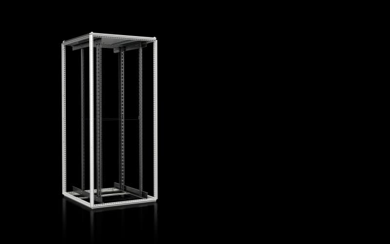 RITTAL - VX IT Open, 19''-Profilschienen, BHT: 800x2000x1000 mm, RAL 7035
