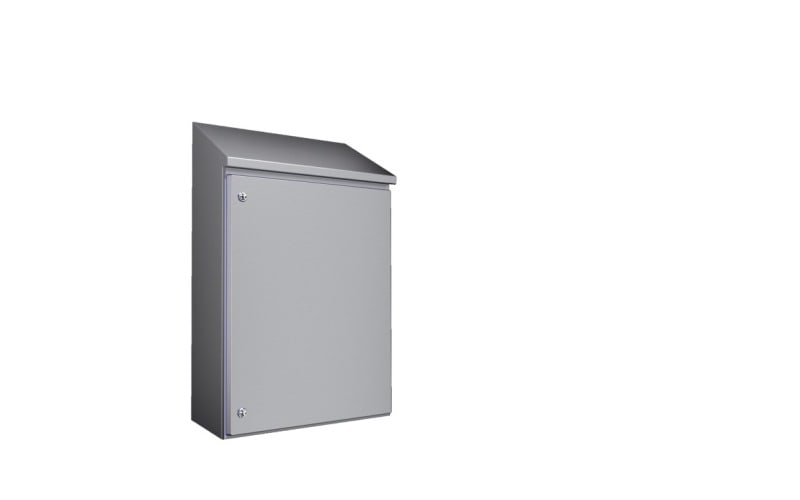 RITTAL - Kompakt-Schaltschrank HD 1.4301, BHT 610x800x300 mm, Höhe hinten 981 mm