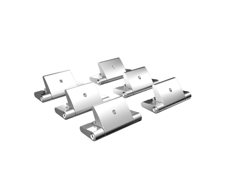 RITTAL - KX Deckelscharnier für Klemmenkästen KX, Zink-Druckguss, PAK=6ST