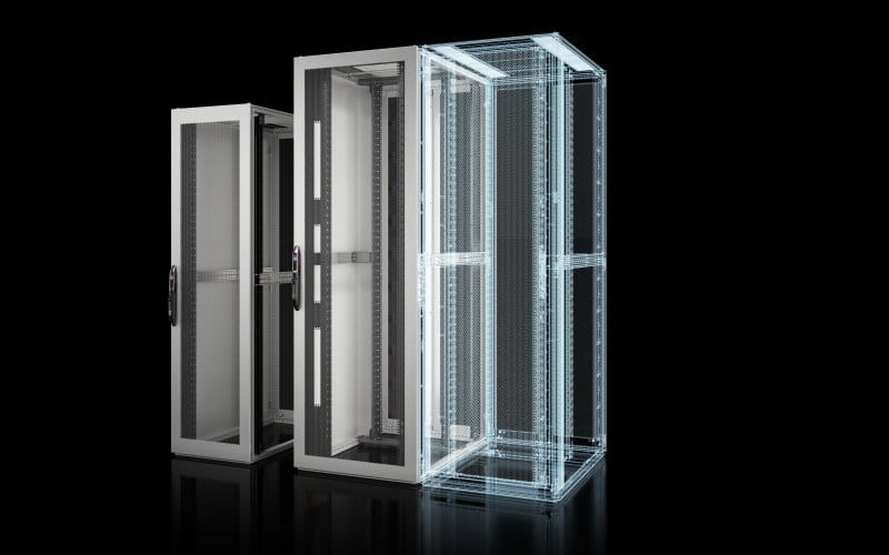 RITTAL - TX Colocation Rack, 52 HE, BxHxT: 600 x 2450 x 1200 mm, RAL 7035