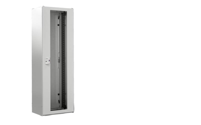 RITTAL - TX CableNet, Sichttür, Seitenwände, 19''-Profilschienen, 600x2000x600 mm,RAL 7035