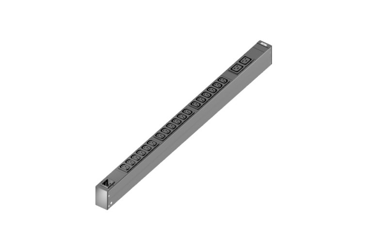 RITTAL - PDU basic, Basis-Stromverteilung, 16A/1P CEE 18xC13 + 2xC19