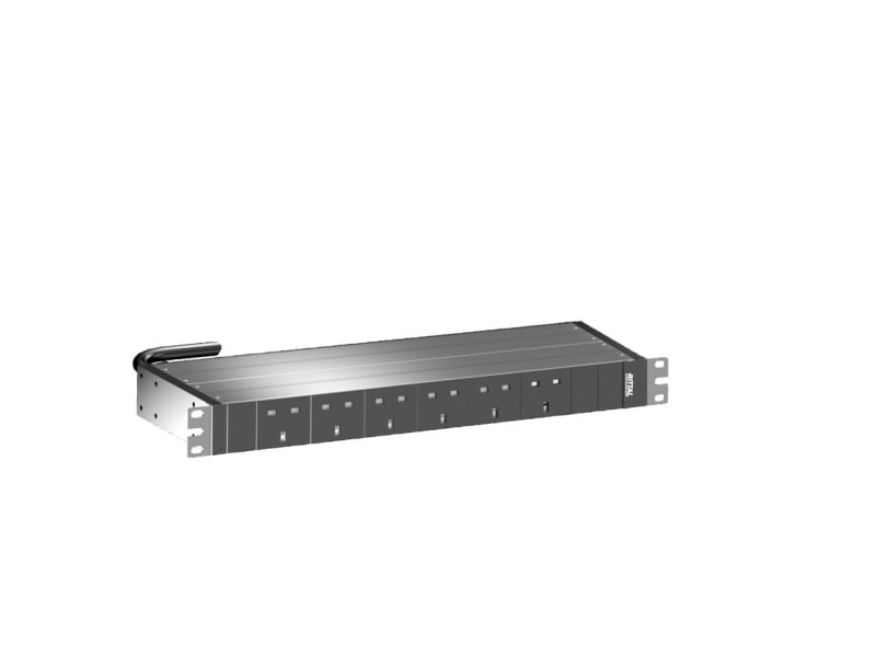 RITTAL - PDU basic UK 13A/230V, 1~, UK Plug 6x BS1363