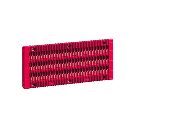 RITTAL - RiLineX Board 800 A, 3-polig, 60 mm, inkl. Sammelschienen 30x10 mm, B: 505 mm