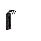 RITTAL - Geräteadapter 100 A, AWG 2, 3-polig, B: 72 mm