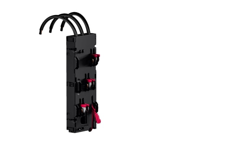 RITTAL - Geräteadapter 80 A, AWG 4, 3-polig, B: 72 mm