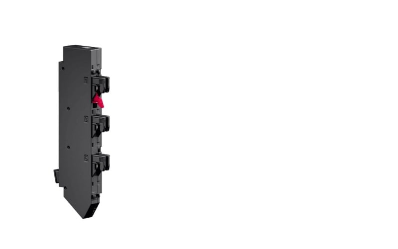RITTAL - Reitersicherungselement 32 A, 3-polig, 10x38 mm, LED, ESÜ, B: 27 mm