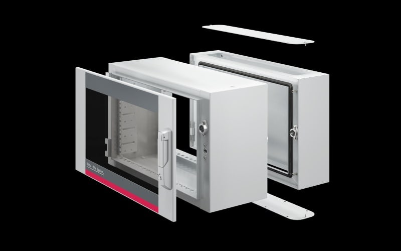 RITTAL - Wandgehäuse AX, 3-teilig, BHT 600x1012x573 mm, 21 HE