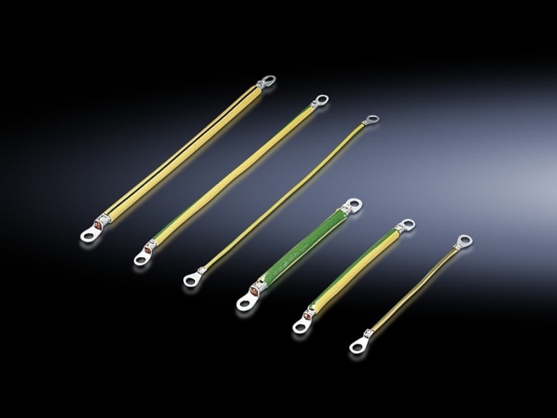 RITTAL - Erdungsbänder M8-M8, Querschnitt 16mm², Länge 600 mm