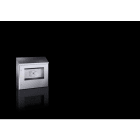 RITTAL - Produktions-Datenschrank HD 1.4301, oben, BHT 810x692x266mm, Höhe hinten 848mm