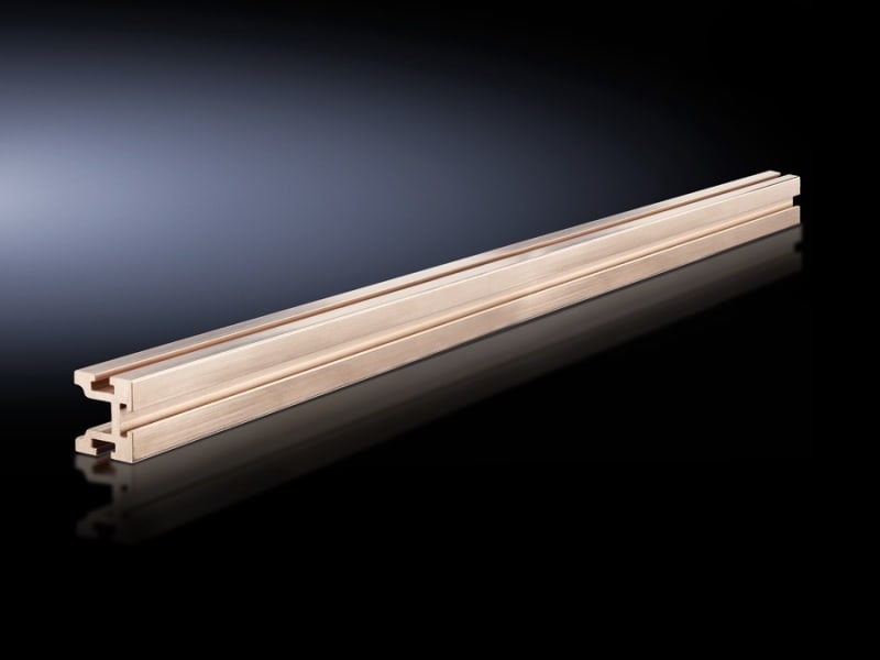 RITTAL - Maxi-PLS Sammelschiene E-Cu, L: 1051 mm, 45x45 mm, Querschnitt: 974 mm²